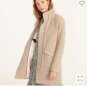 J.Crew cocoon coat in Italian stadium cloth-wool